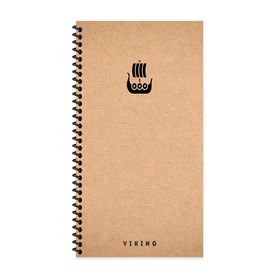 Keskin Color La Plume Viking Spiralli Gemi Sert Kapak 80 Yaprak 10x19 cm Çizgisiz Defter