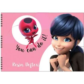 Keskin Color Lady Bug 25x35 cm 15 Yaprak 110 gr 4'lü Spiralli Resim Defteri