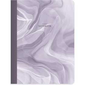 Keskin Color Lila 19x25 cm Classic Marble Çizgili Defter