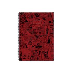 Keskin Color Marvel 17x24 100 Yapraklı Çizgili Spiralli Sert Kapak Bordo Defter