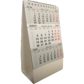Keskin Color MDZK-786 Üçgen Karton Masa Takvimi
