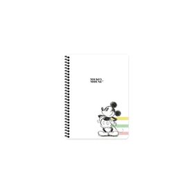 Keskin Color Mickey Mouse 20x28 cm Çizgisiz 80 Yaprak Karton Kapak 60 gr Beyaz Kağıt Telli Defter