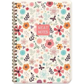 Keskin Color Neat Notes Spring Time Mia 17x24 100 Yaprak Kareli Spiralli Karton Kapak Defter