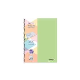 Keskin Color Pastel 23x29.7 cm Plastik Kapak 80 Yaprak Kareli Spiralli Proje Sunum Defteri