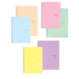 Keskin Color Pastel A4 21X29,7 80 Yaprak Kareli Spiralli Pp Kapak Defter