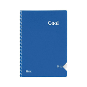 Keskin Color Plastik Kapak Dikişli Cool A4 60 Yaprak Kareli Defter