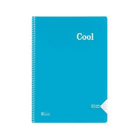 Keskin Color Plastik Kapak Dikişli Cool A4 60 Yaprak Kareli Defter