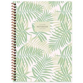 Keskin Color Plume Leaves 16.5x22 80 Yp Çizgili Defter