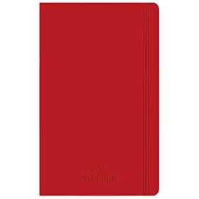 Keskin Color Premier Ciltli 13x21 cm Kareli 96 Yaprak Kırmızı Defter