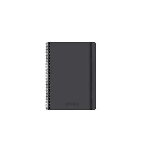 Keskin Color Premier Neo Spiralli 17x24 cm Çizgili 100 Yaprak Sert Kapak Gri Defter