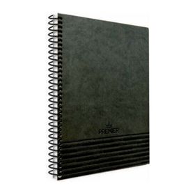 Keskin Color Premier Spiralli Siyah Sert Kapak 120 Yaprak 17x24 Kareli Defter