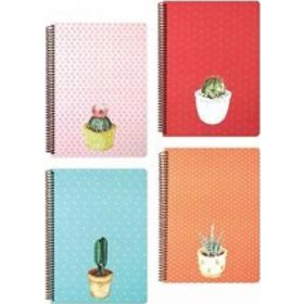 Keskin Color Saguaro 20X28 100 Yaprak Çizgili Sert Kapak Spiralli Defter