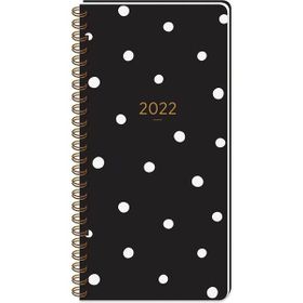 Keskin Color Siyah Puantiye 2022 Haftalık Cep Ajandası