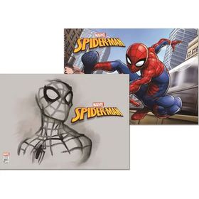 Keskin Color Spider Man 35x50 cm 15 Yaprak Spiralli Resim Defteri