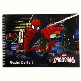 Keskin Color Spider Man Spiralli 17x25 cm 15 Yaprak Resim Defteri