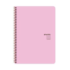 Keskin Color Spiralli Plastik Kapak Pastel A4 100 Yaprak Çizgili Defter