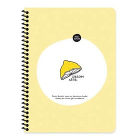 Keskin Color Sticker Defter Hisli Şeyler 16,5x22,5 80 Yp. Çizgili Stickerli Defter Sıkıldım Artık Defter