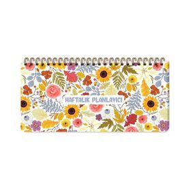 Keskin Color Sunflower 13x27 cm Spiralli Haftalık Planlayıcı
