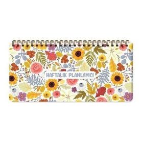 Keskin Color Sunflower 830151-99 13x27 Spiralli Planner