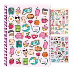 Keskin Color Sweet Fun Pp Kapak A4 80 Yaprak Çizgili Spiralli Defter