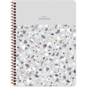 Keskin Color Terazzo Gri 16.5x22.5 Kareli Defter