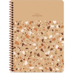 Keskin Color Terazzo Kahve 16.5x22.5 Kareli Defter