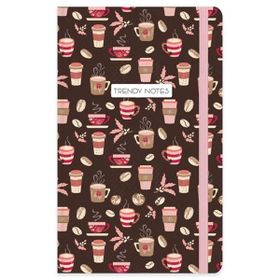 Keskin Color Trendy Notes Coffee Time Pembe 80 Yaprak Çizgili Defter