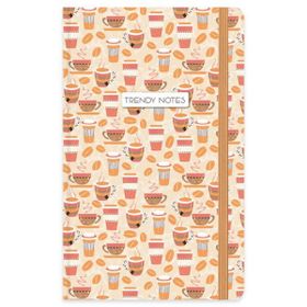 Keskin Color Trendy Notes Coffee Time Turuncu 80 Yaprak Çizgili Defter