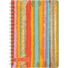 Keskin Color Turuncu 17x24 cm Glitter Kareli Plan Defter