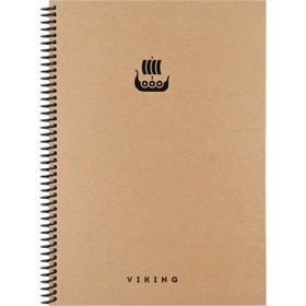 Keskin Color Viking Sert Kapak 10X19 80 Yaprak Düz Gemi Defter