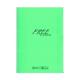 Keskin Color Yeşil A4 60 Free Notebook Yaprak Çizgili Defter