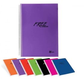 Keskin Free A4 160 Yaprak Çizgili PP Kapak Defter