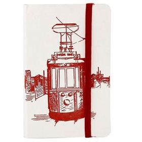 Keskin İstanbul Tramvay 9X14 Çizgili 80 Yaprak Not Defteri