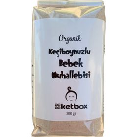 Ketbox Organik 300 gr 8 Ay Keçiboynuzlu Bebek Muhallebisi Karışımı Ek Gıda