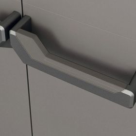 Keter Piu 3 Raflı Çok Amaçlı 166x68x39 cm Gri Plastik Dolap