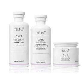 Keune Curl Control Şampuan 300 ml + Curl Control Saç Kremi 250 ml+ 200 ml Curl Control Maske