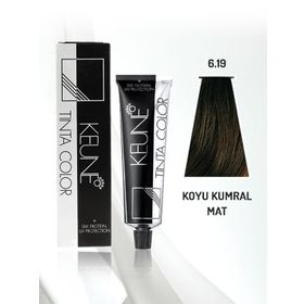 Keune Tinta 6.19 Koyu Kumral Mat 60 ml Saç Boyası