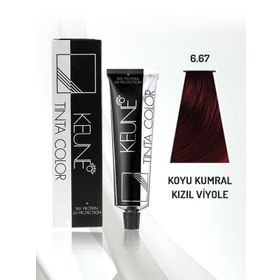 Keune Tinta 6.67 Koyu Kumral Kızıl Viyole 60 ml Saç Boyası