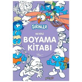 Keyifli Boyama Kitabı - Şirinler - Pierre Culliford
