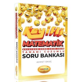 Keyifli Matematik Kolaydan Zora Tamamı Çözümlü Soru Bankası Yediiklim Yayınları