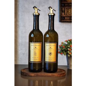 Khakma Amber Gold 2'li 750 ML Yağdanlık