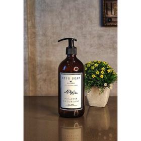Khakma KBDB1 Amber Cam Bulaşık Deterjanı Şişesi 500 ml Sabunluk