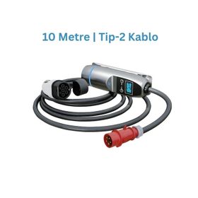 Khons 22 kW 10 m Kablolu Akıllı Taşınabilir Araç Şarj Cihazı