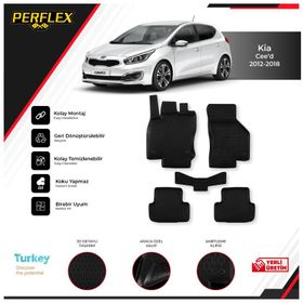 Kia 2012 2018 Ceed 3D Havuzlu Paspas