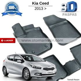 Kia 2012 2018 Ceed 3D Havuzlu Paspas
