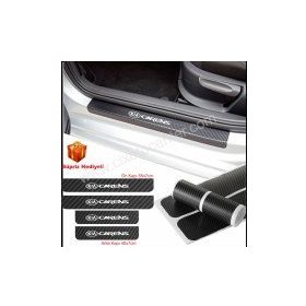 Kia Carens 4 Adet Karbon Kapı Eşiği Sticker