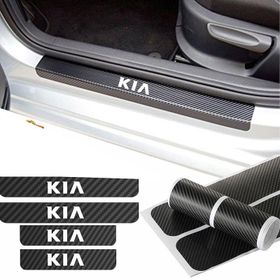 Kia Carnival 4 Adet Karbon Kapı Eşiği Sticker
