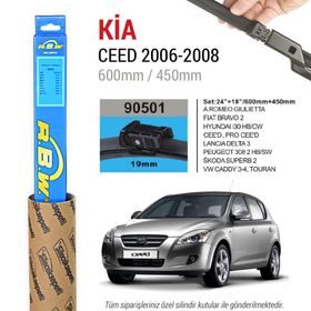 Kia Ceed 2006-2008 Muz Silecek Takımı