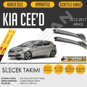 Kia Ceed 2012-2017 Muz Silecek Takımı