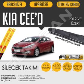 Kia Ceed 2012 Sonrası Muz Silecek Takımı